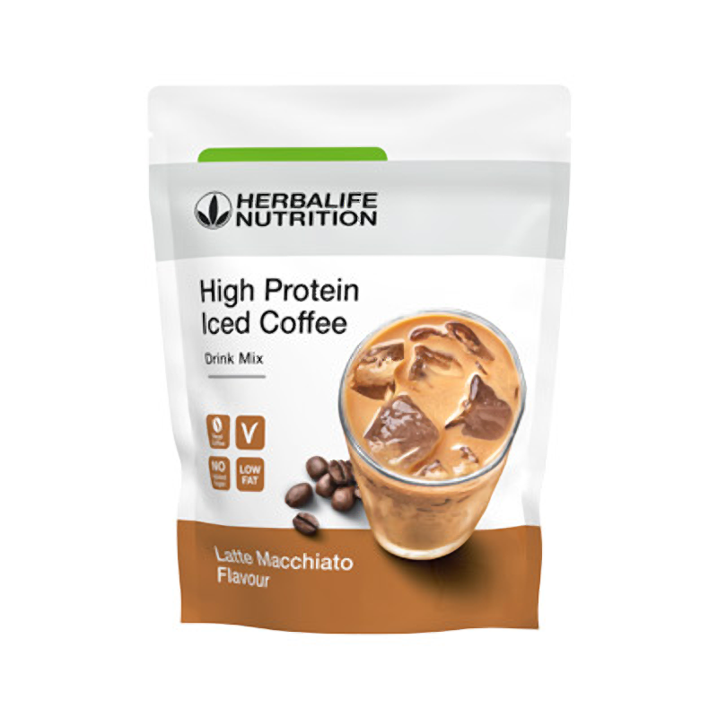 Herbalife High Protein Iced Coffee Latte Macchiato 308g – Fit with Sebastian