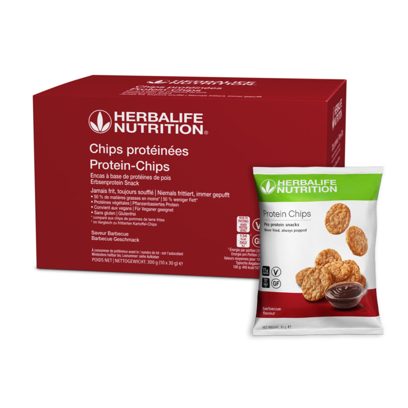 Herbalife Protein-Chips Barbecue – 10×30g – Fit with Sebastian