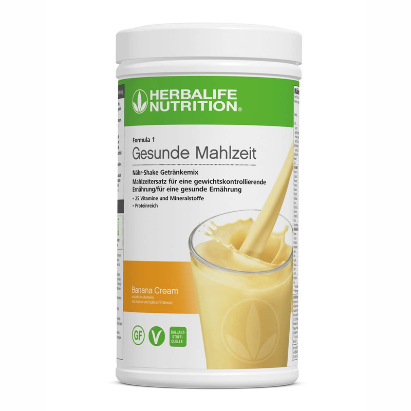 Herbalife Formula 1 Shake Banana Cream 550 g – Mahlzeitenersatz-Getränk