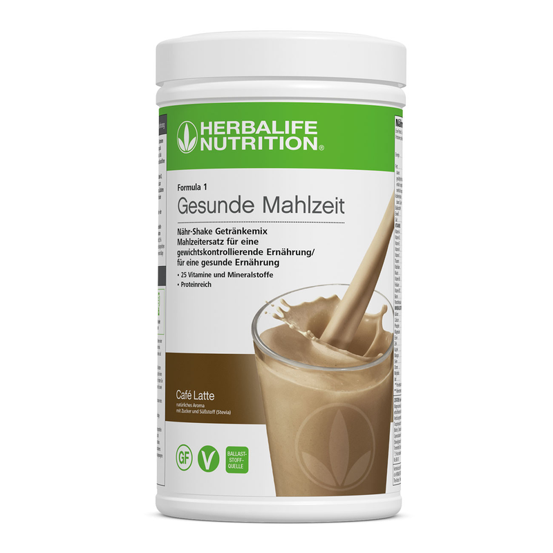 Herbalife Formula 1 Shake Café Latte 550 g – Mahlzeitenersatz-Getränk