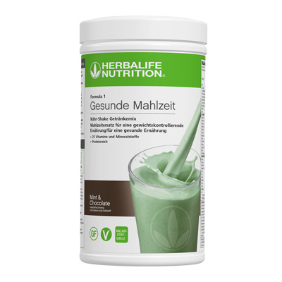 Herbalife Formula 1 Shake Mint & Chocolate 550 g – Mahlzeitenersatz-Getränk