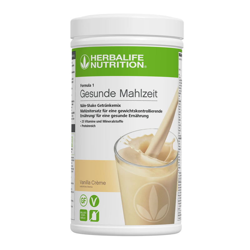 Herbalife Formula 1 Shake Vanille Crème 550 g – Mahlzeitenersatz-Getränk