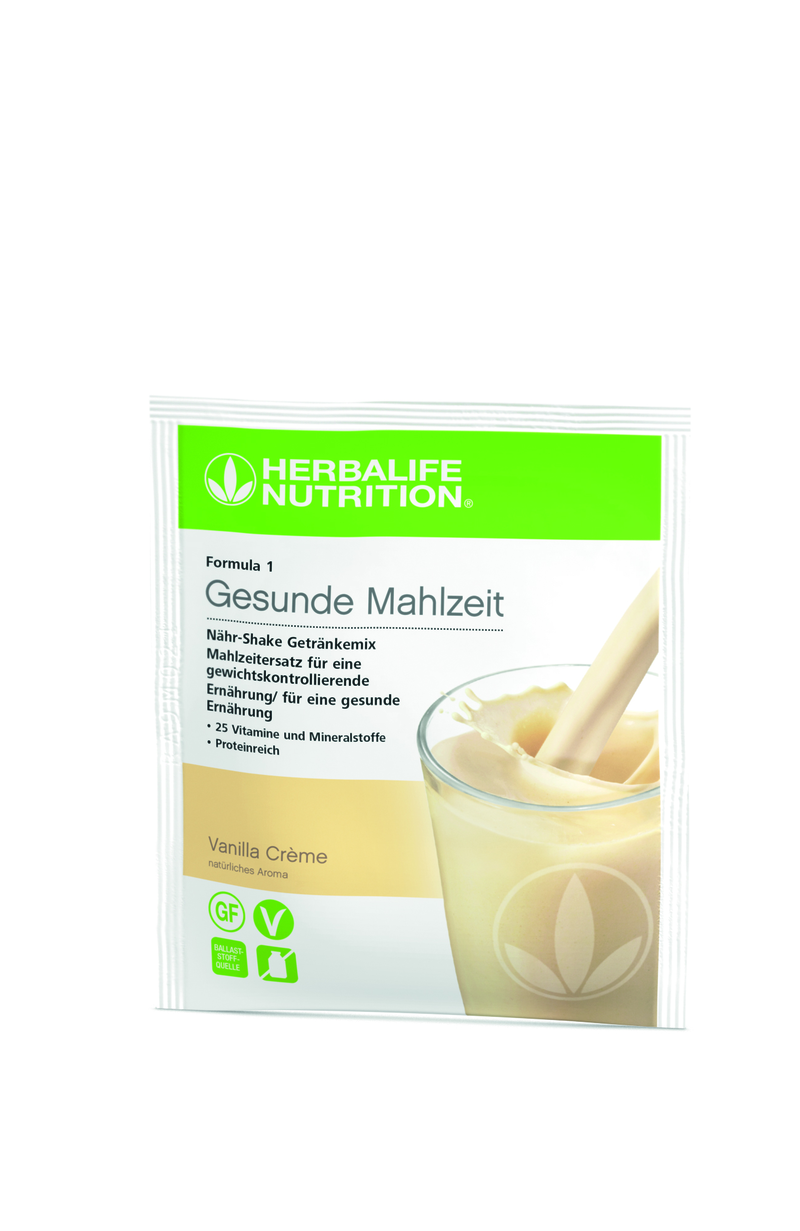 Herbalife Formula 1 Shake Vanille Crème 7 Portionspackungen – Mahlzeitenersatz-Getränk