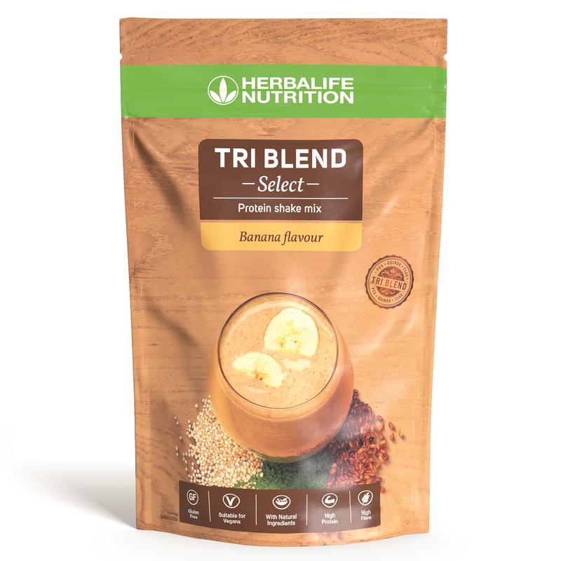 Herbalife Tri-Blend Select Protein-Getränkemix Banane 600g – Fit with Sebastian