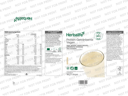 Protein-Getränkemix Vegan 7 Portionspackungen