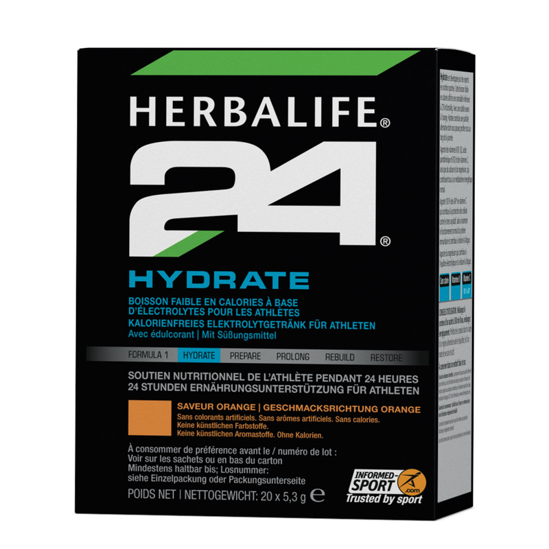 Herbalife H24 Hydrate Oranges Geschmack – 20×5,3g – Fit with Sebastian